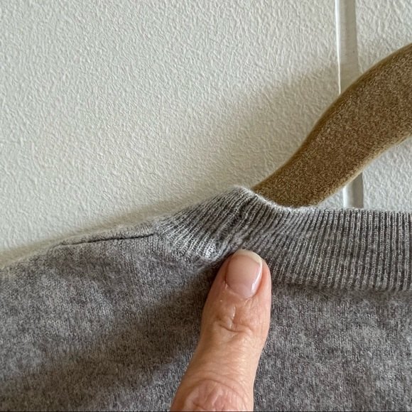 Vince Double-faced Striped Gray Sweater size S - Picture 10 of 10